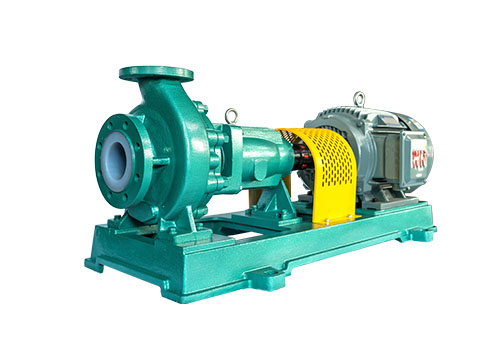 IHF fluorine lined corrosion resistant centrifugal pump